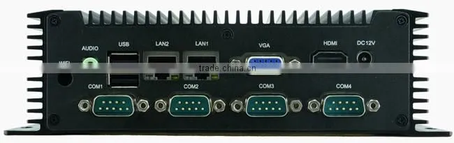 Embedded Fanless Mini PC Barebone system computer NFN45 supports 3G/wifi /DC power