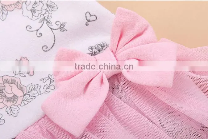 Summer baby girl 100% comfortable cotton cute dress