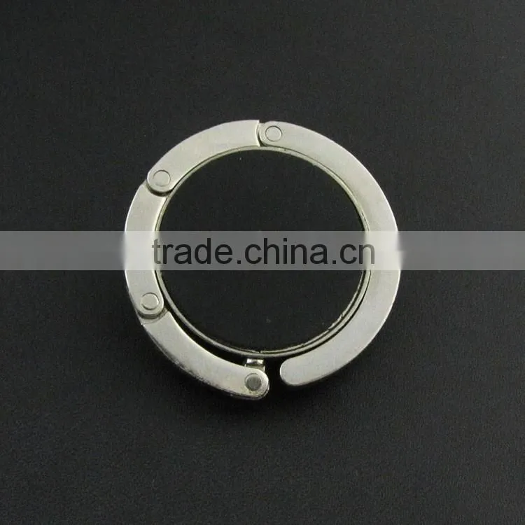 Customized Logo Promotion Round Foldable Bag hanger