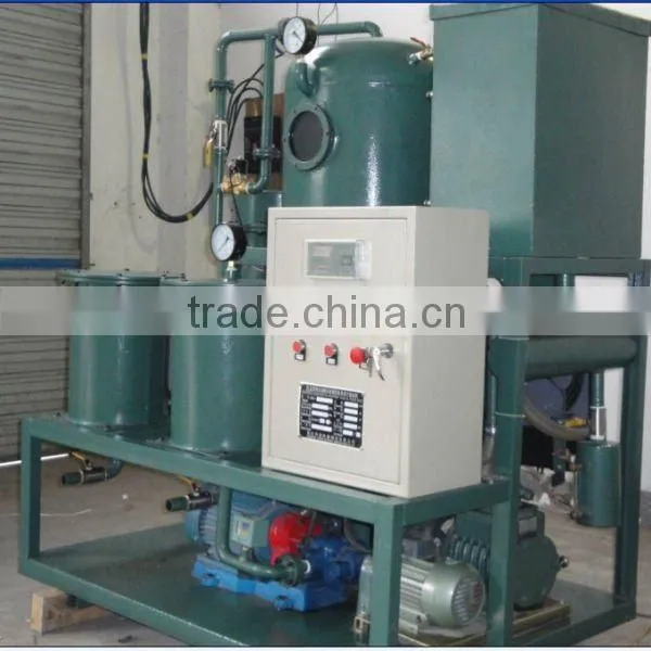 ZL best quality single vacuum purifier remove impurities from transfomer oil