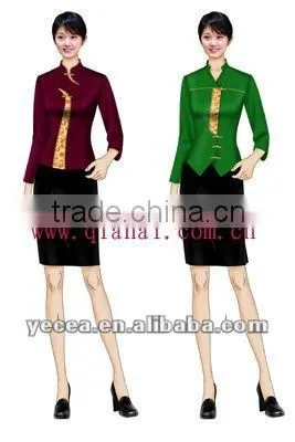 Hot selled sales ladies spandex Promotional uniform