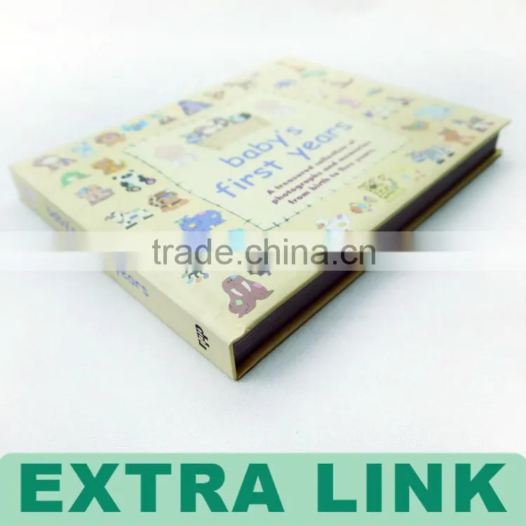 Professional Colorful Hardcover Baby Memory Book