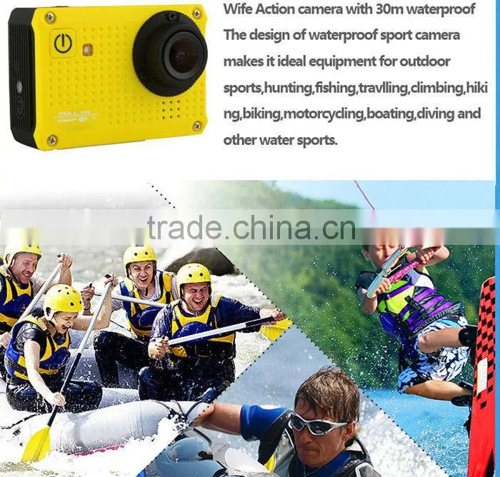 Hd 5 million pixels wide Angle lens loop video waterproof wifi camera car camera recorder