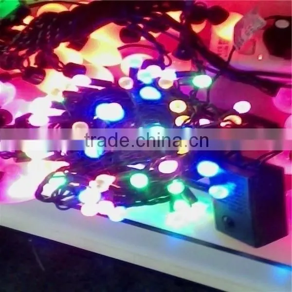 Christmas lights decoration string light 7color changing string light string with festival party decoration indoor/outdoor