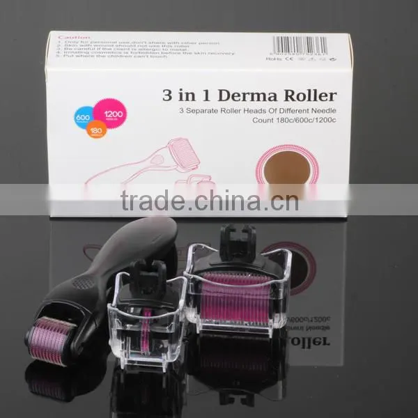 Professional 540 Titanium alloy Needle Skin Roller,needle derma roller, micro needle skin roller, beauty roller scar treatment