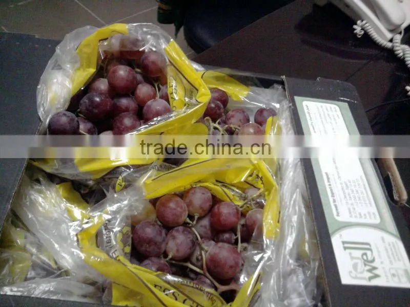 fresh crimson Grapes crops 2014