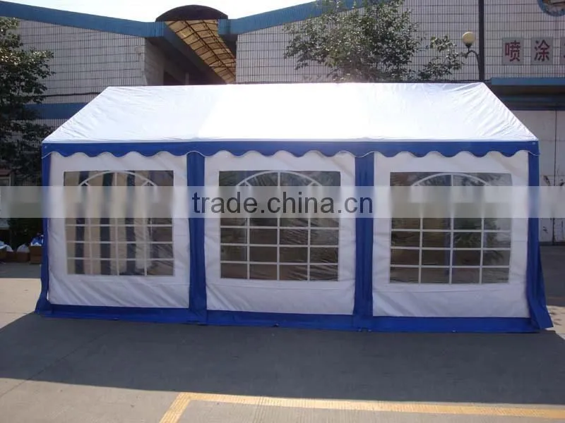 galvanized or powder coated PE PVC steel waterftoof folding tent high quality