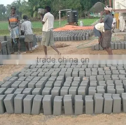 manual interlocking clay brick making machine