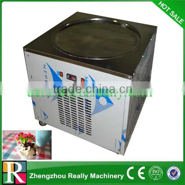 instant ice cream rolls in Thailand Rolled fry ice cream machine for sale