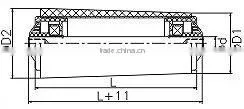 Tapered Fixed Conveyor Roller (nonmotile)