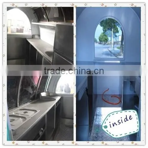 cheapest price snake food cart/food trailer with CE