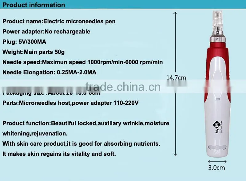 Vibration pen electric microneedle machine