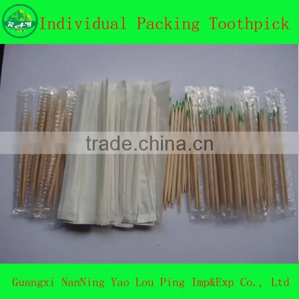 Mint toothpick in paper box wooden mint flavor toothpick