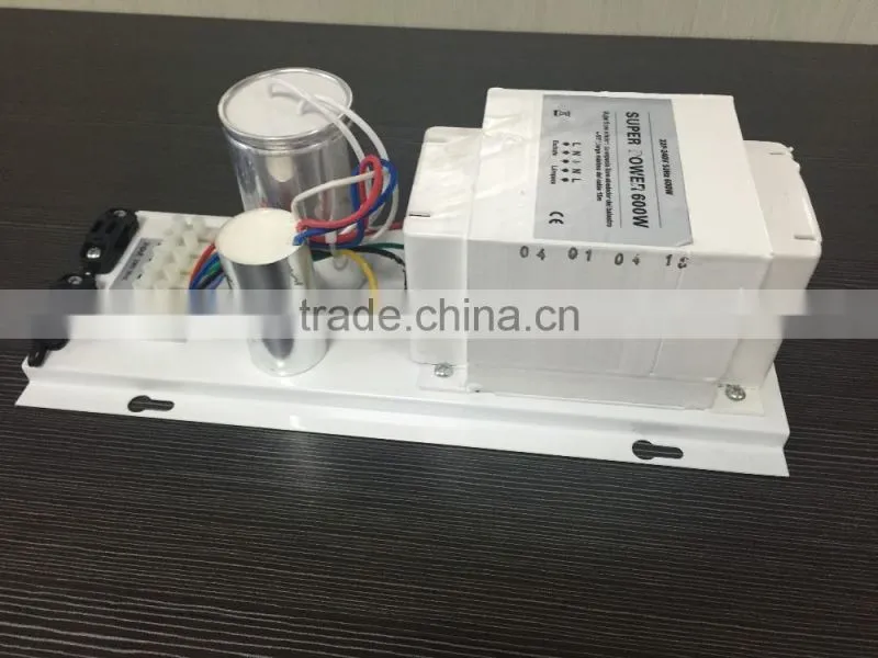 hydroponics grow light ballast 600w/open 600w magnetic ballast