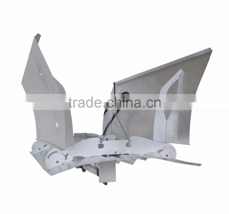 Hydroponics grow light glass tube lamp cover/ parabolic reflector/ hydroponics adjust a wing reflector