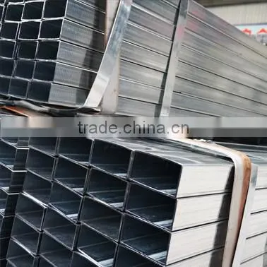100/100/2.5mm pre galvanized hollow erw square gi pipe
