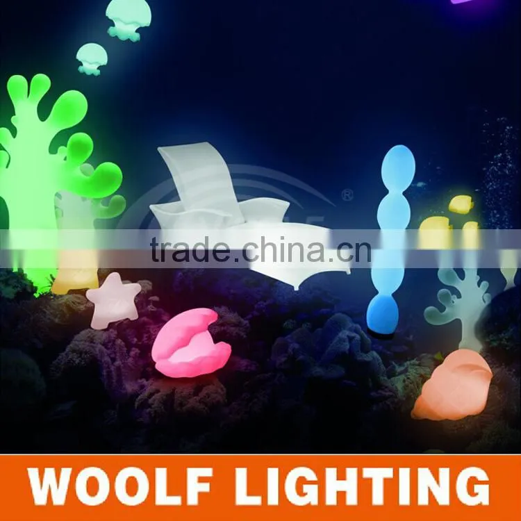 Home Decoration Living Room Table LED Fish Lamp
