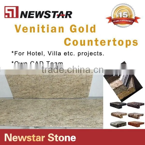 Newstar Glallo Oranmental precut kitchen countertop