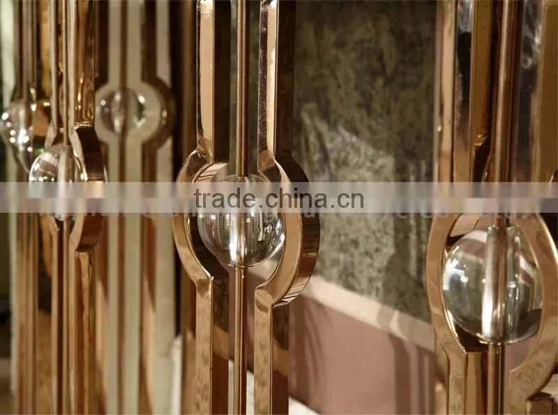 fancy crystal decoration console table for hotel use