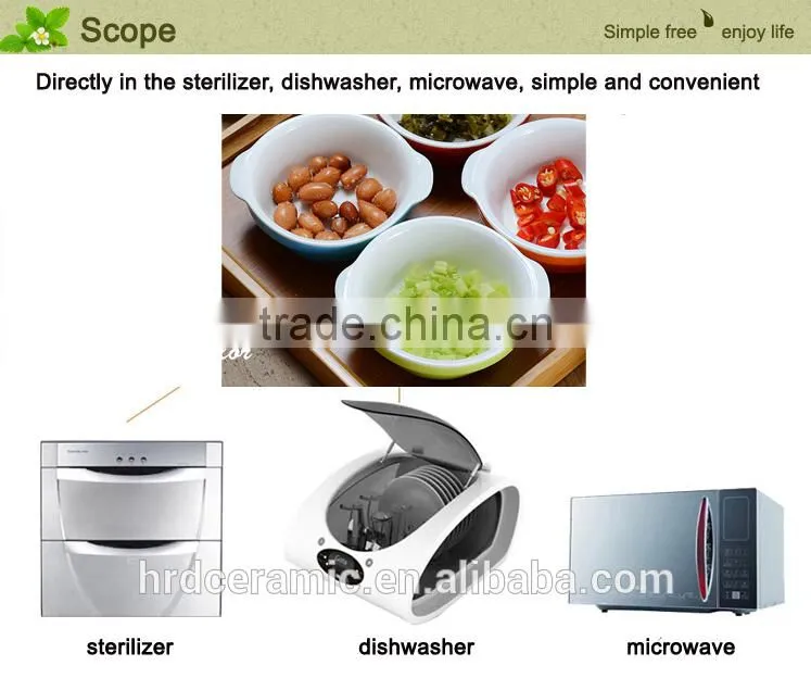 Cheap Stocked bakeware sala bowl for microwave oven