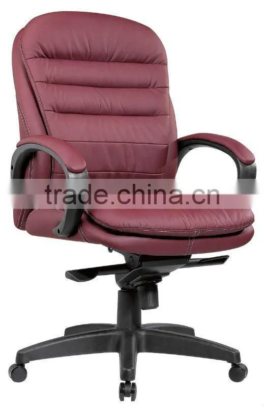 Popular soft pad leather upholstery high back chair 6039A