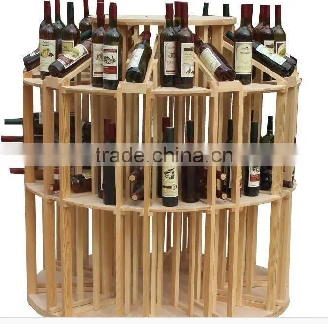 new design small space wooden wine rack or wooden wine holder