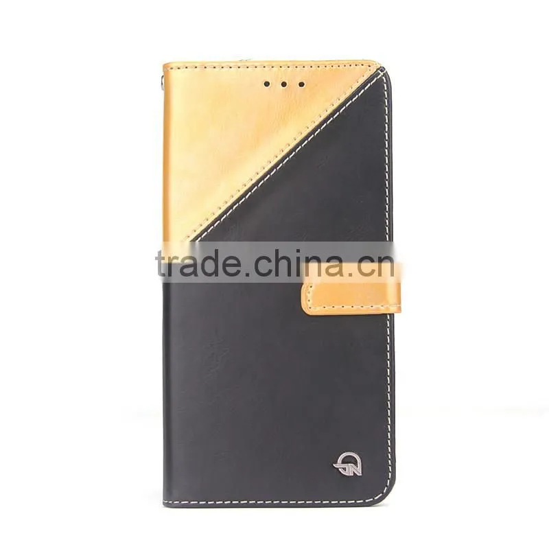 Double color card pocket PU&TPU cell phone case for Samsung