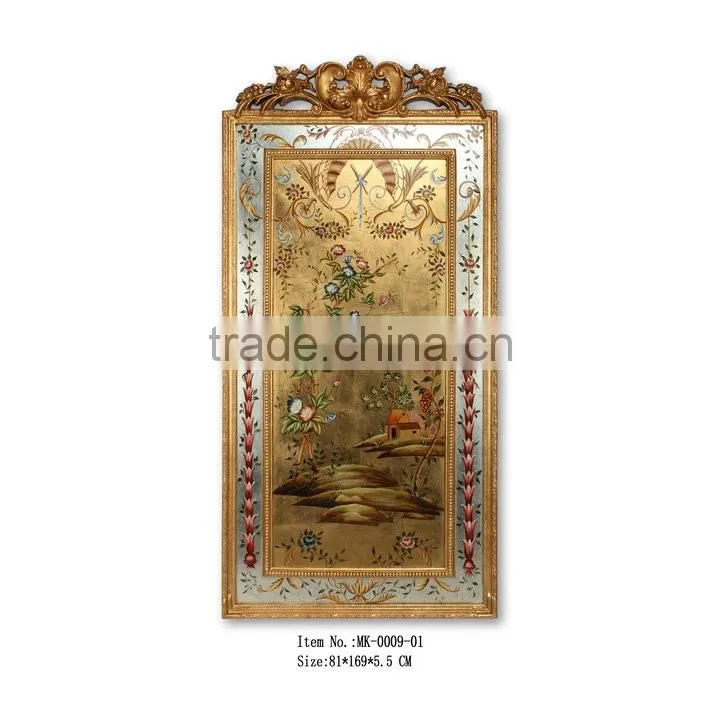 Hand Drawing/Painting with gold leaf frame