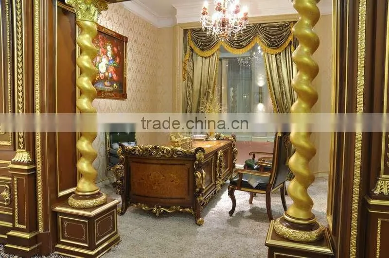 2015 Bisini Luxury Wooden Executive Desk Set, , Office Desk, Office Chair,Book Cabinet,Luxury Office Furniture set,(BF08-0274)