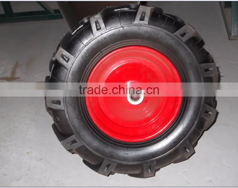 wheel barrow wheel 14x4 rubber wheel 4.00-8 with steel rim