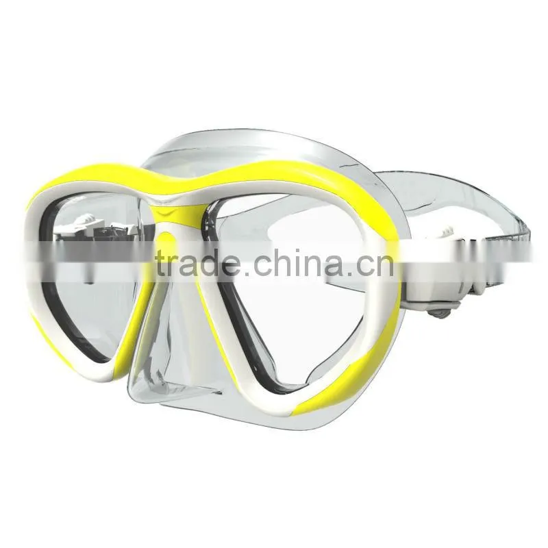 New Proffessional TEMPERED GLASS ,Diving Mask,face plates(MK-2400)
