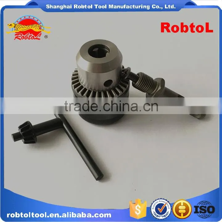 0.8-13mm 3/8-240UNF Spanner drill chuck clamp Mini electric keyless keytype keyed self tighten light heavy duty