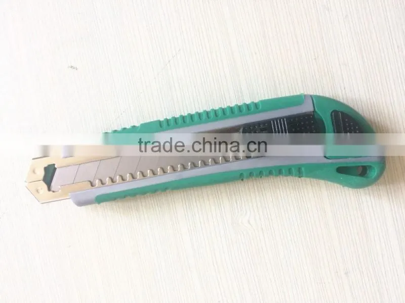 BERRYLION 3pcs blades utility knife for box and wallpaper with rubber coat