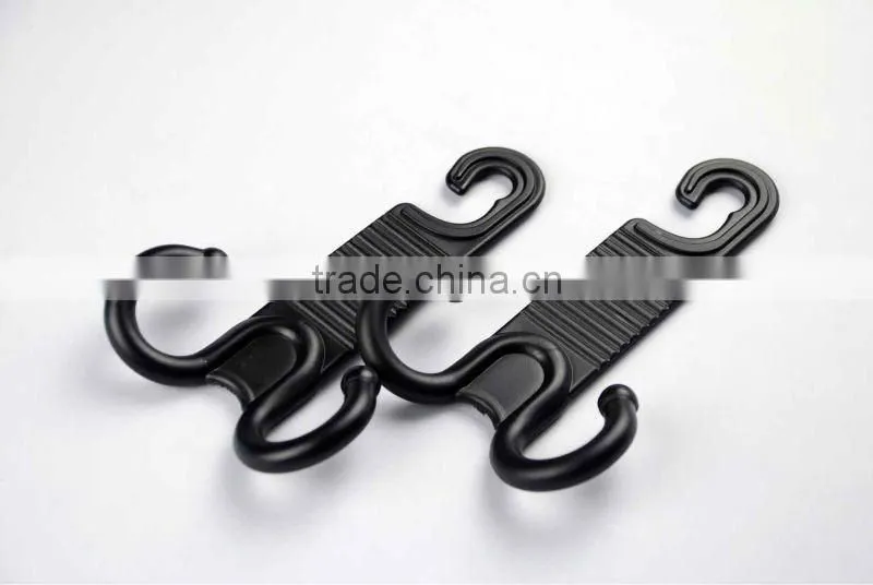 2PCS double end Car Interior Headrest Bottle & Shopping Bags Hooks