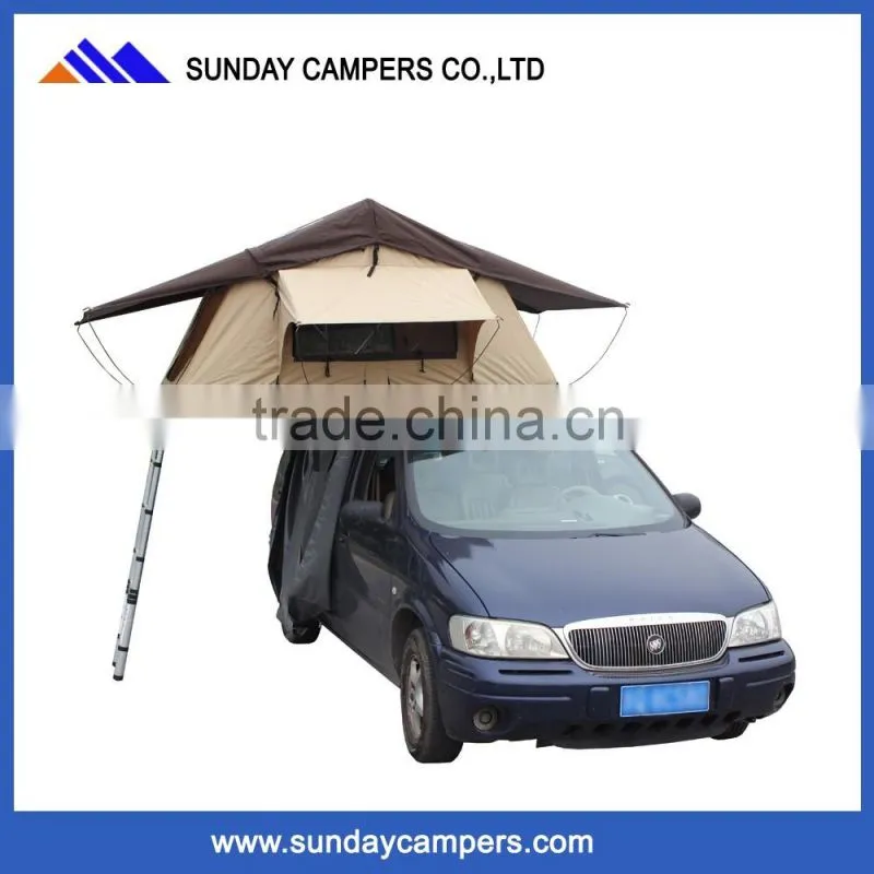 2-3 person 4x4 4wd offroad waterproof canvas swag tent with top quality