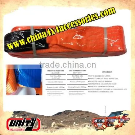 china 4x4 accessories OEM Tree Trunk straps snatch strap/recovery strap/tow strap