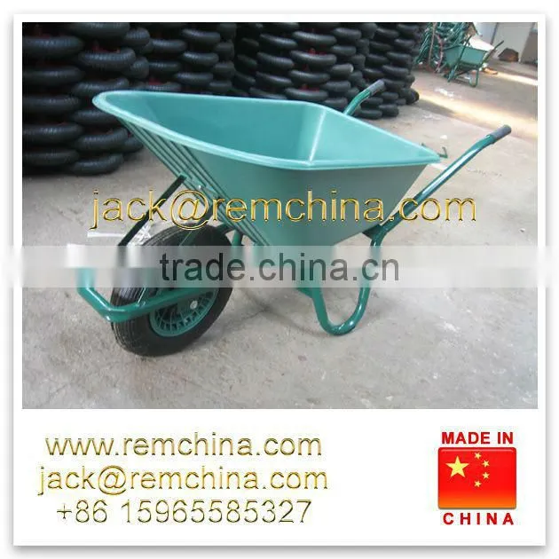 plastic rim pneumatic wheelbarrow
