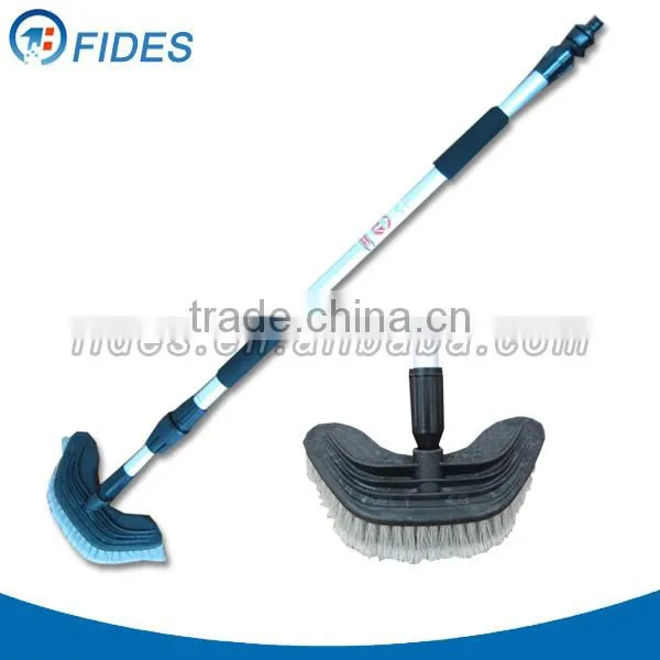 Aluminum handle telescopic car brush with soft bristle