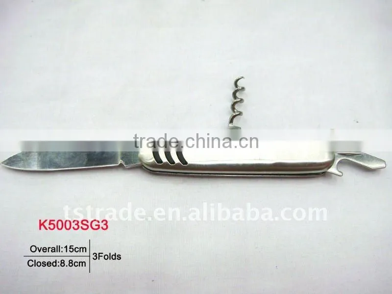 "stock"New design multi knife Novelty pocket knife multi function utility kinfe LED knife( K011H3)