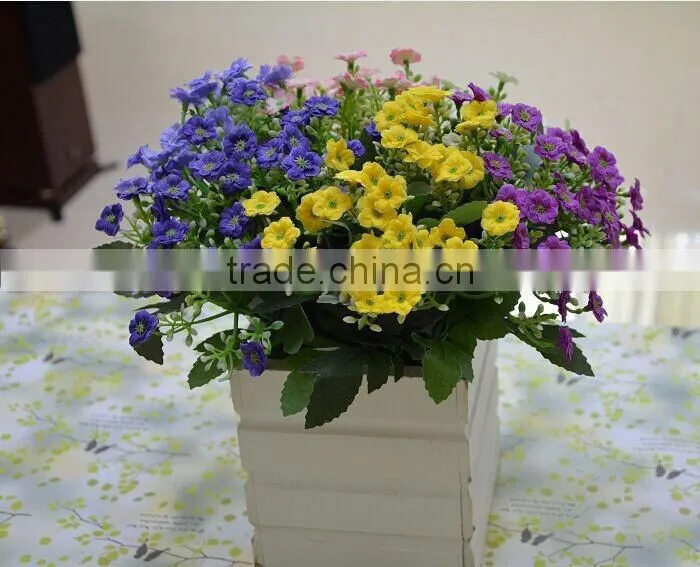 Silk flower bouquet, artificial silk bunch,decorative artificial flower