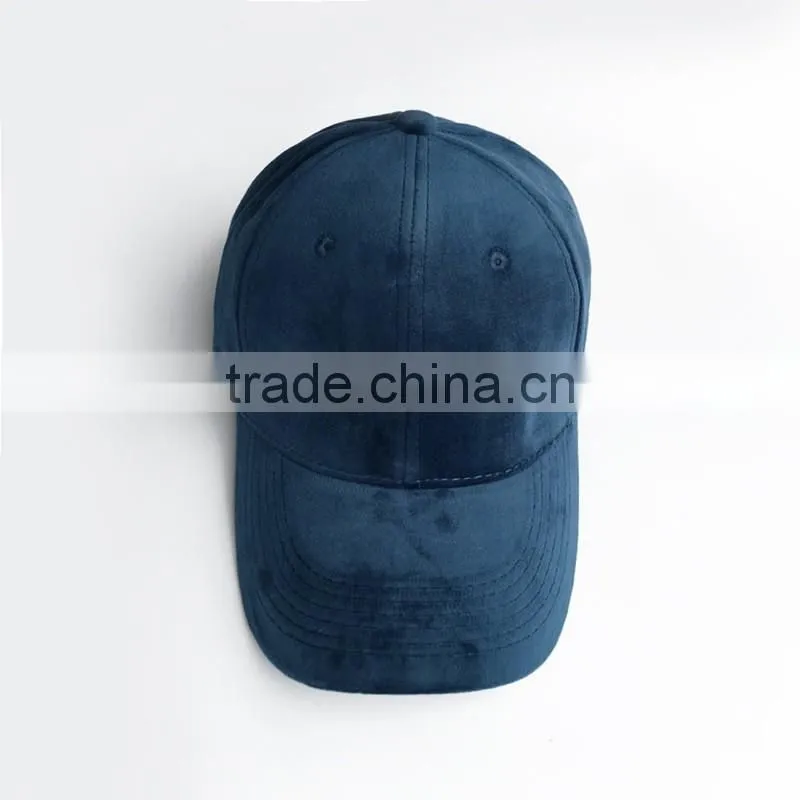 Blank Suede Baseball Cap With Your Own Deisgn