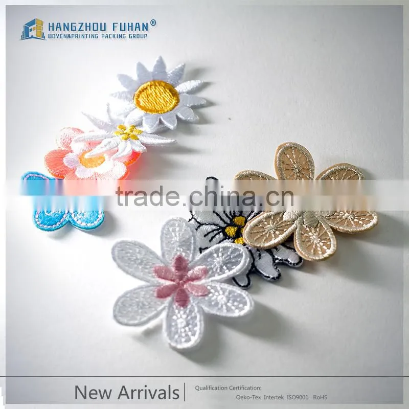 Fabulous Custom Flower Embroidery Patch for Garments