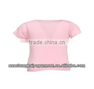 Children's Girl T-shirt in plain dyed technics