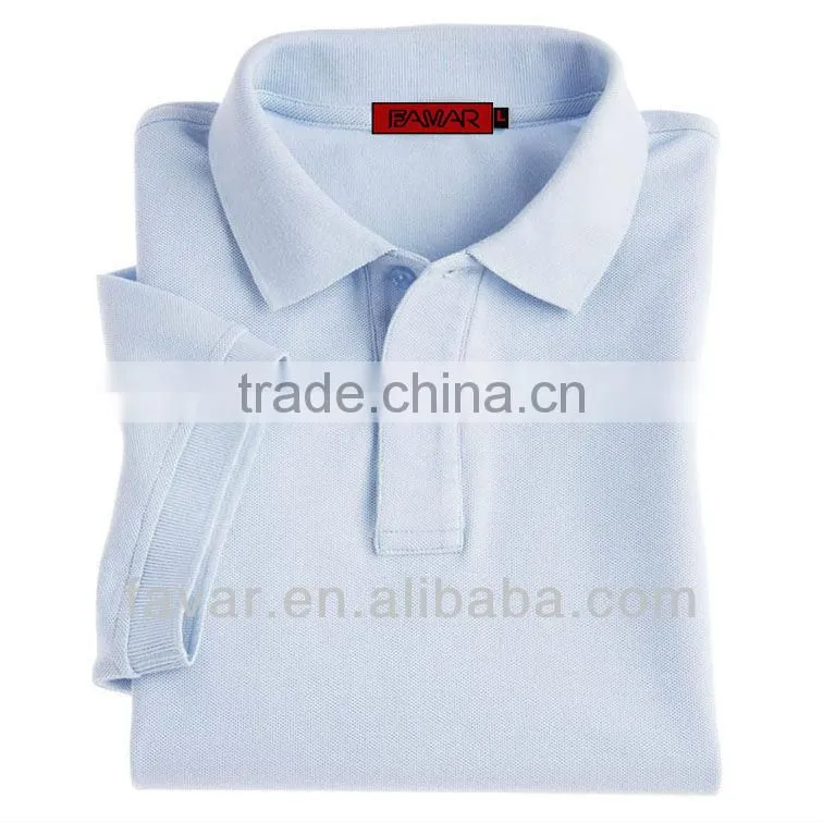 summer short sleeve pure cotton men's polo shirt