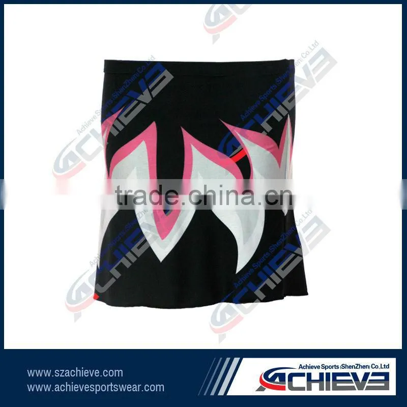 Plain colours customize patten Netball skirt with briefs