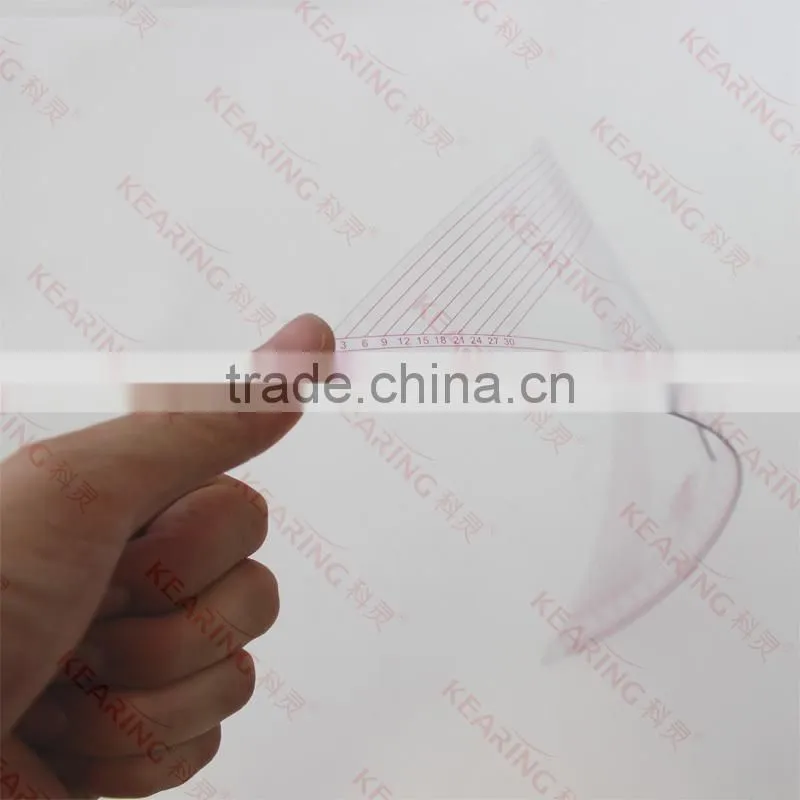 Kearing Chinese Manufacture Triangular Ruler 30cm Bevel length With Protractor # T045