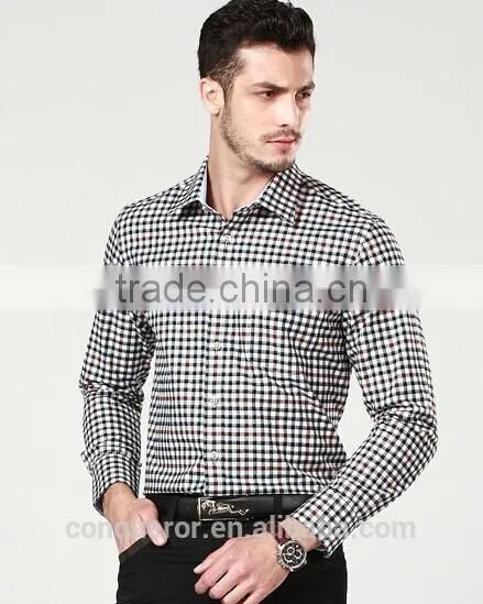 New Italian style slim fit Men's business cotton shirts BSRT0007