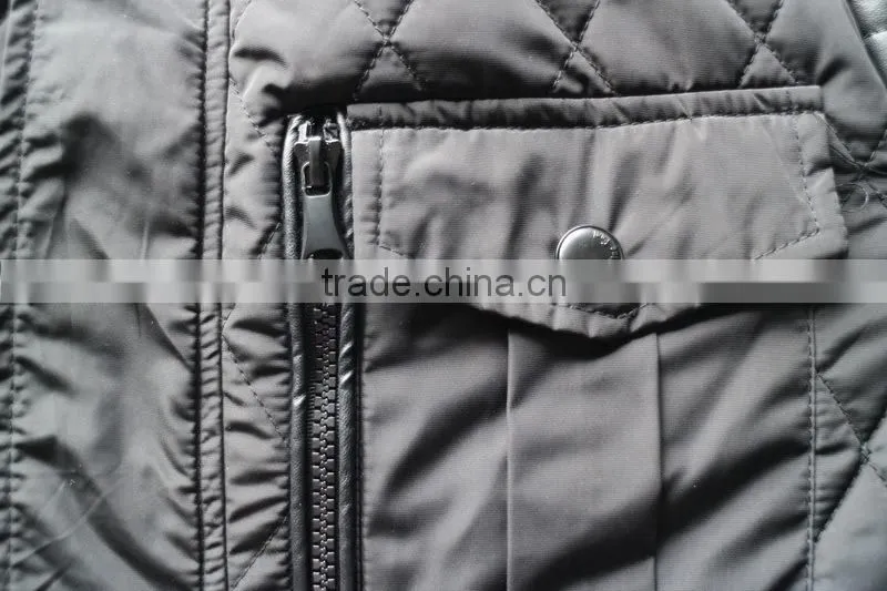2016 European fashion cheap men winter quilted jacket