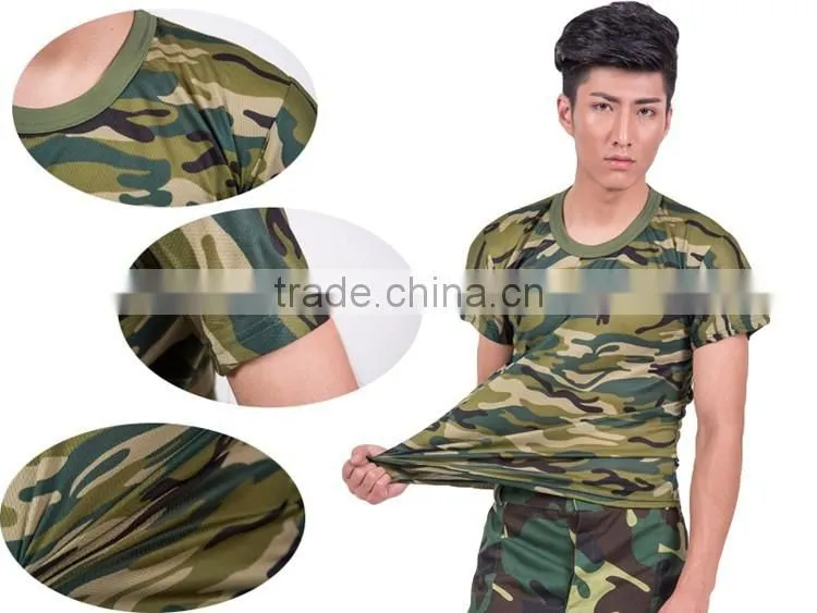 100% polyester t-shirt with all over sublimation wholesale, camouflage t-shirt wholesale
