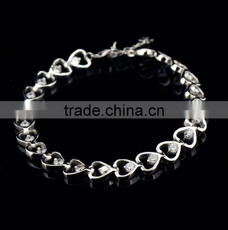 925 sterling silver women bracelets hw jewelry factory